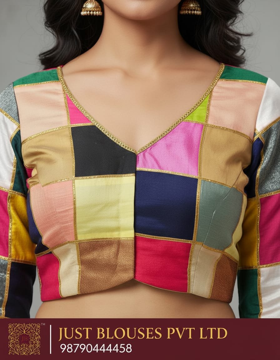 Premium Patchwork Blouse