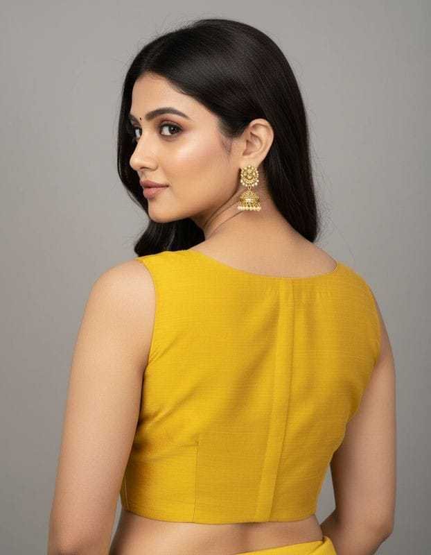 Basic Plunge Neck Blouses