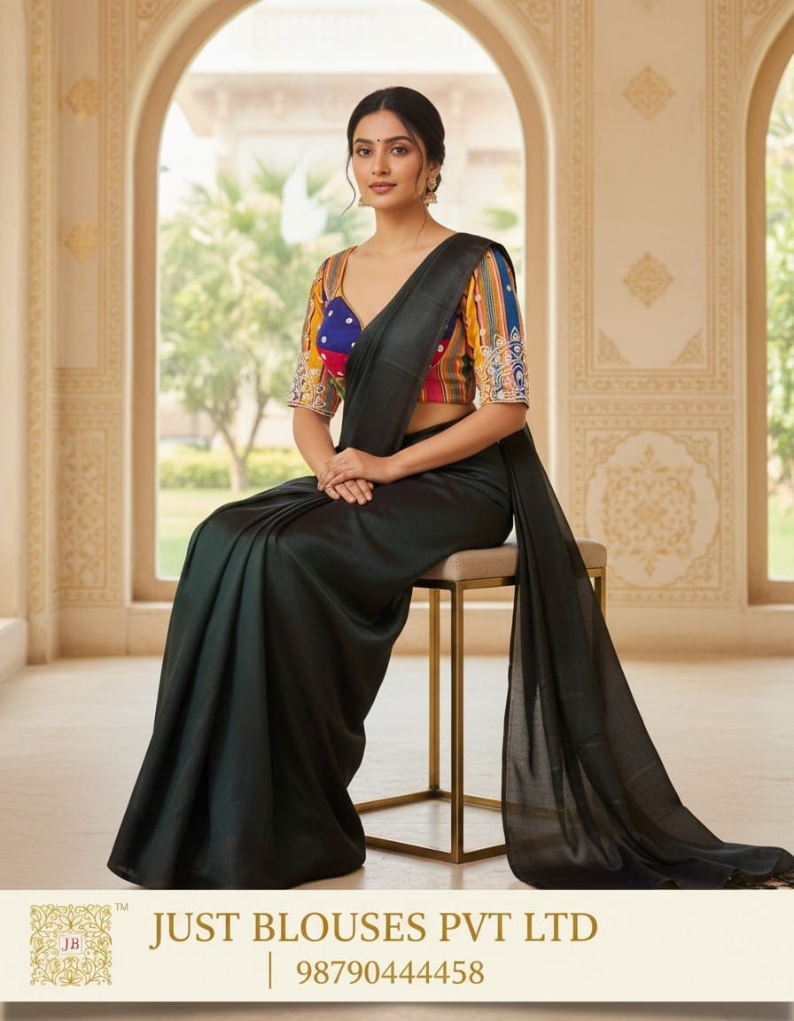 Luxury Handwoven Elaicha Silk Blouse