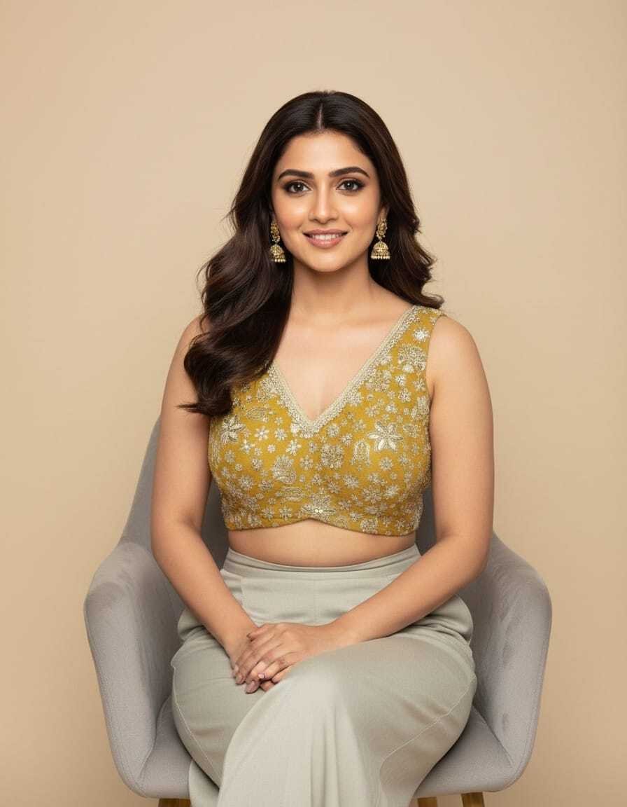 V-Neck vibes & Sheer Magic