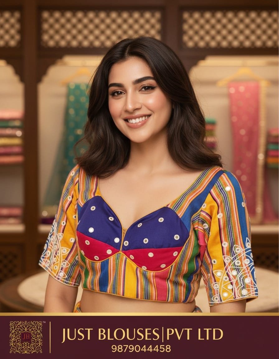 Luxury Handwoven Elaicha Silk Blouse