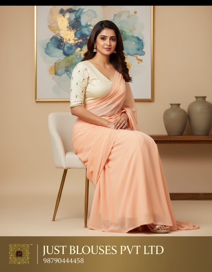 Luxury Plunge Neck Blouse