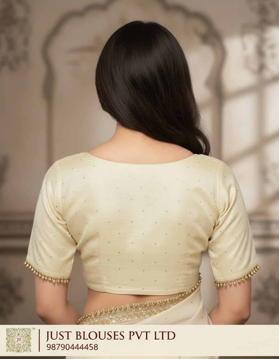 Premium Gold Badla Work Blouse